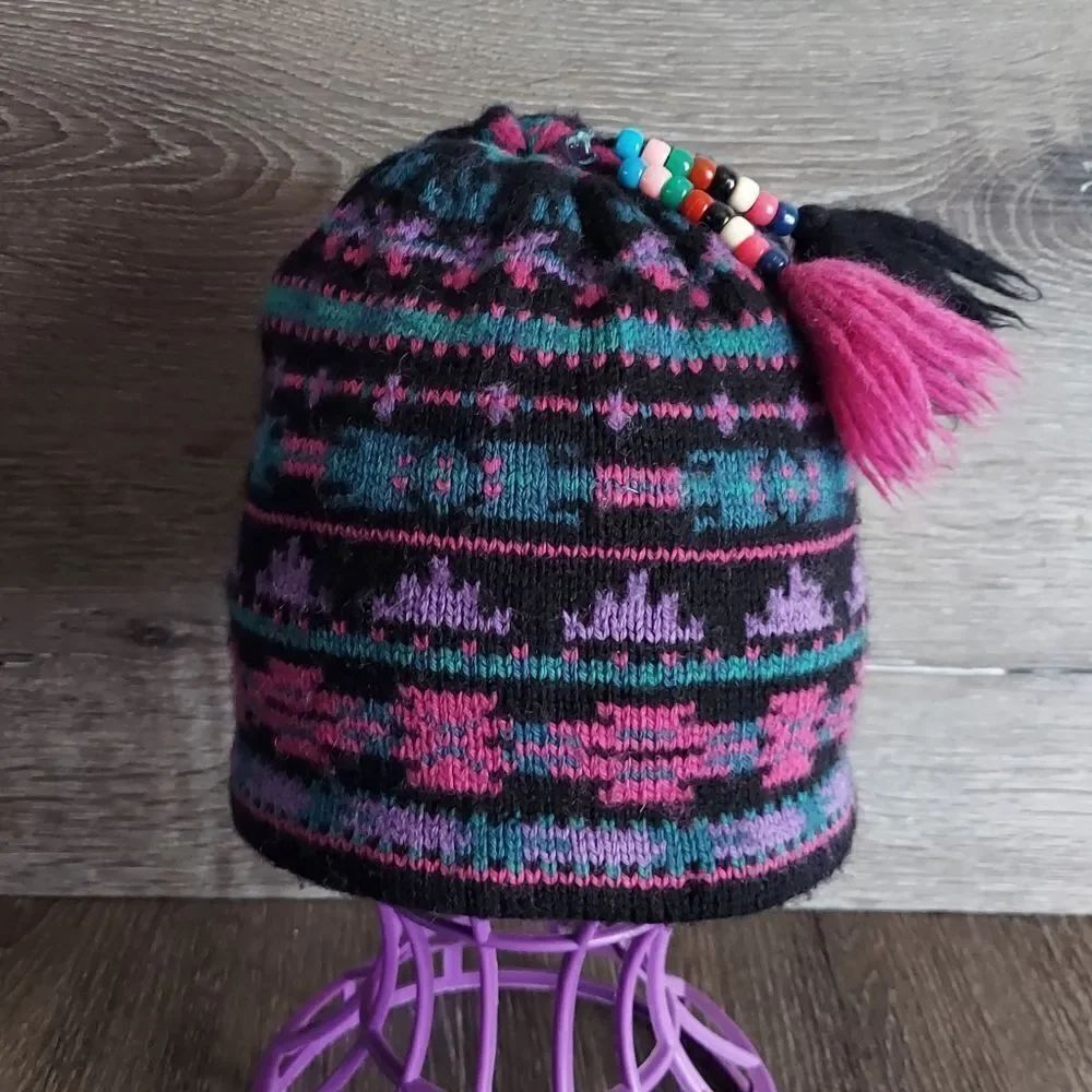Vintage Merkley Headgear Virgin Wool Fleece Lined Beanie